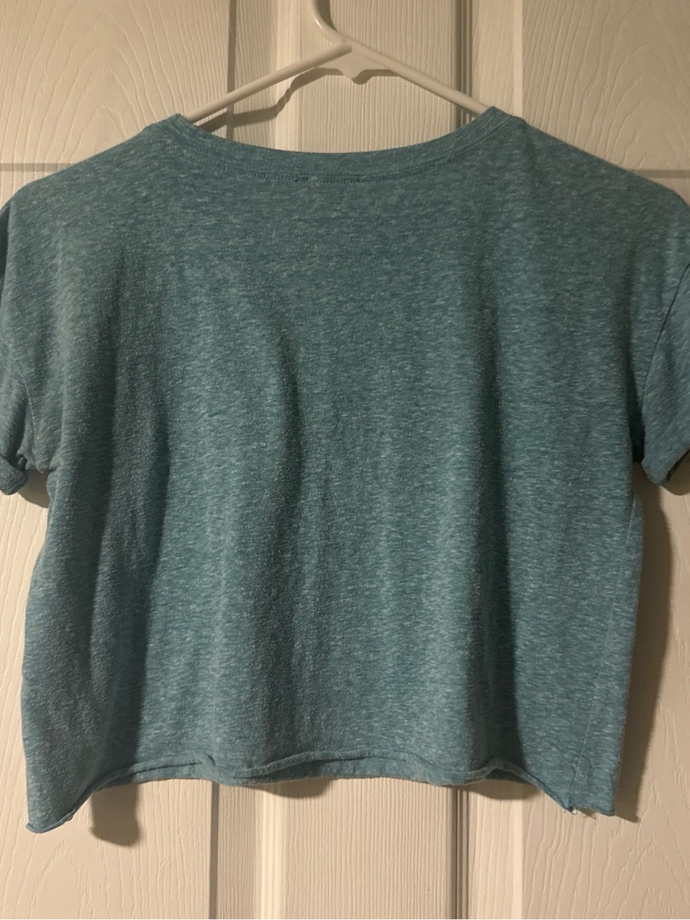 Freshman Teal Short-Sleeve Crop Top